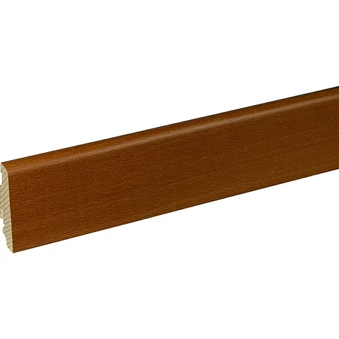 Profiles and more Kutne furnir lajsne SU60L Bernstein Robinie - 2,5 m x 19 mm x 58 mm, Ravni oblik - Pogled s lijeve strane