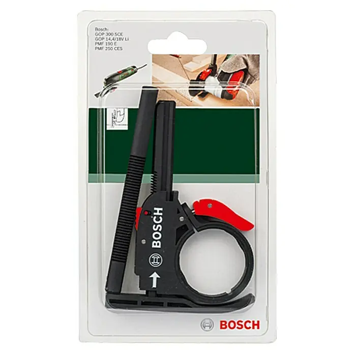 Bosch Tiefenanschlag Expert - Passend für: Bosch Multifunktionswerkzeuge PMF 190 E/250 CES, Segment- und Tauchsägeblätter, Schnitttiefe: Einstellbar in 1,2 mm Schritten - Vorderansicht