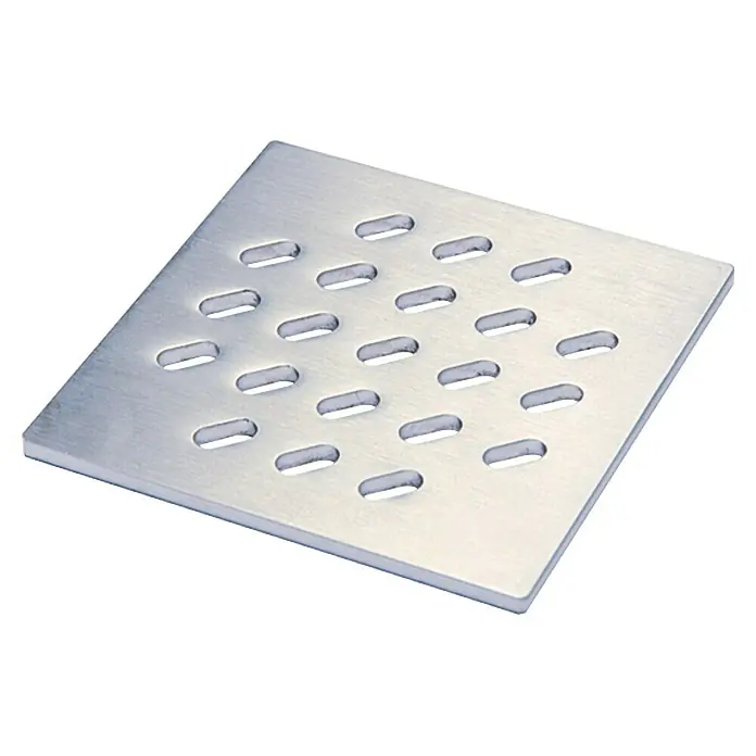 ACO Designrost Mint - 102,5 mm x 102,5 mm, Edelstahl - Vorderansicht