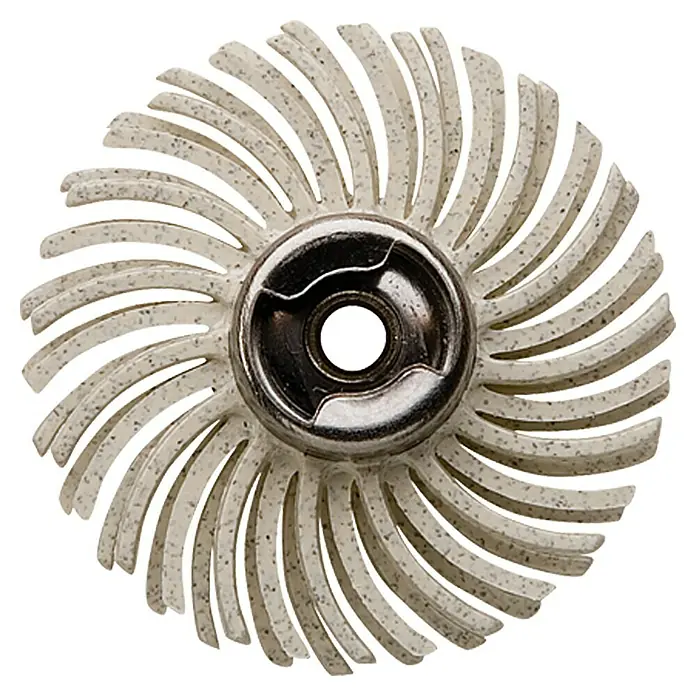 Dremel EZ SpeedClic Cepillo abrasivo Mod. 472 S - 25 mm, Grano: 120, Específico para: Mandril de trabajo Dremel EZ SpeedClic Mod. SC 402 - Vista frontal