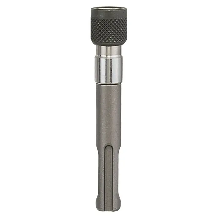 Craftomat SDS-Plus Adapter - Werkzeugaufnahme: ¼″ Sechskant, Passend für: Craftomat SDS-Plus Bohrfutter, Bits ¼″ Sechskant, Bohrer ¼″ Sechskant - Vorderansicht