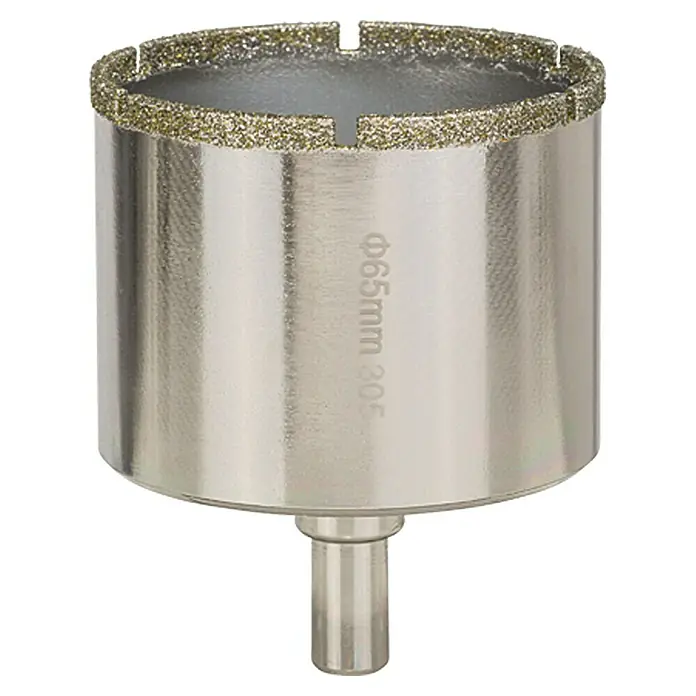 Craftomat Dijamantna kruna za bušenje rupa Keramik - 65 mm, Dubina reza: maks. 35 mm - Pogled sprijeda