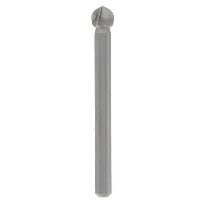 Dremel Fräsmesser Mod. 114 - Durchmesser Kopf: 7,8 mm, Kugelkopf, Hartmetall, 2 Stk. - Vorderansicht