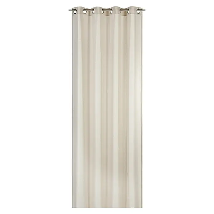 Elbersdrucke Ösenschal Lino - Beige, 140 x 255 cm, 100 % Polyester - Vorderansicht