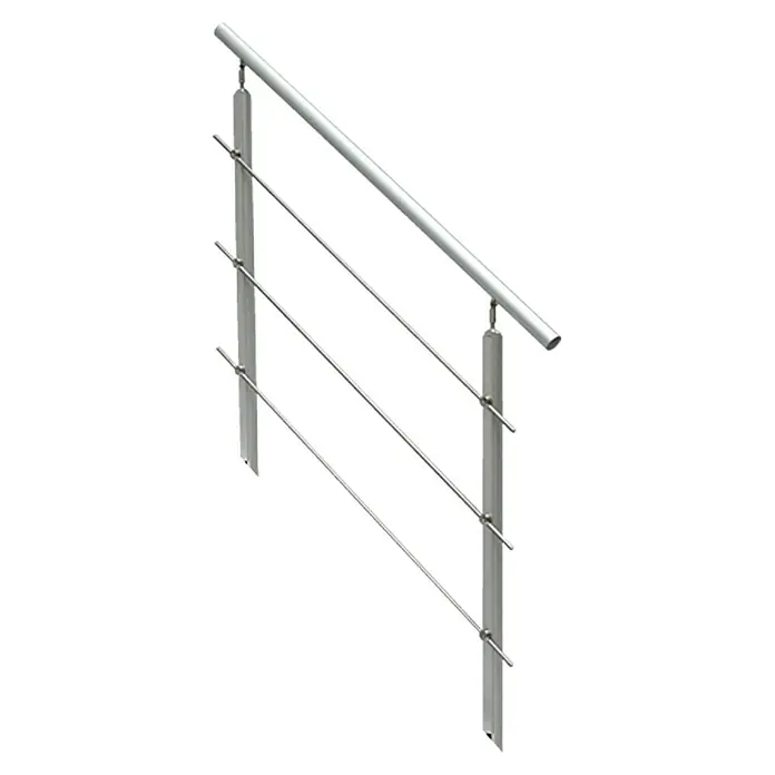 Treba Frewa Alaska Treppengeländer - Anzahl Steigungen: 6 Stk., Aluminium - Vorderansicht