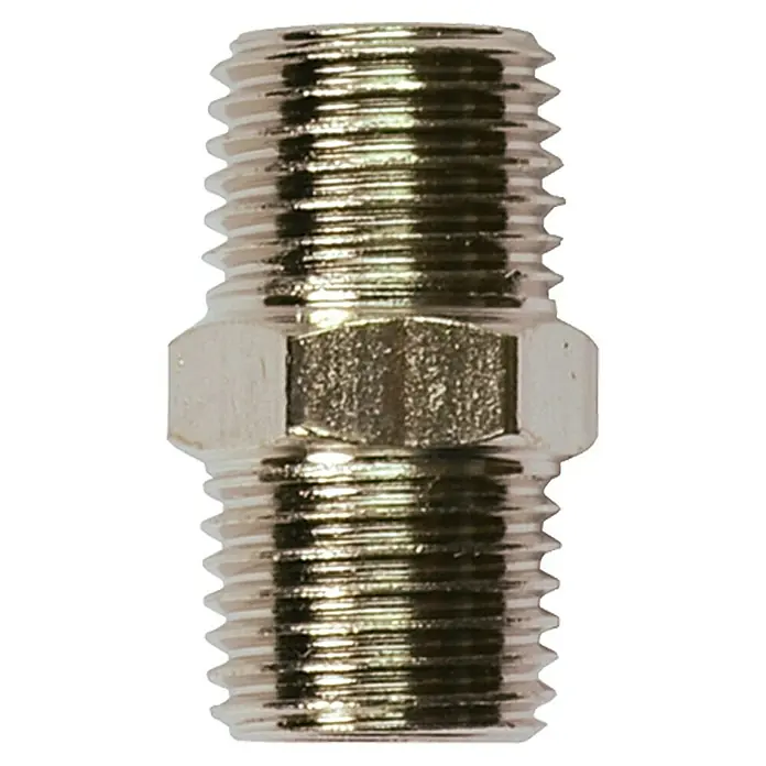 Craftomat Doppelnippel - ¼″ - Vorderansicht