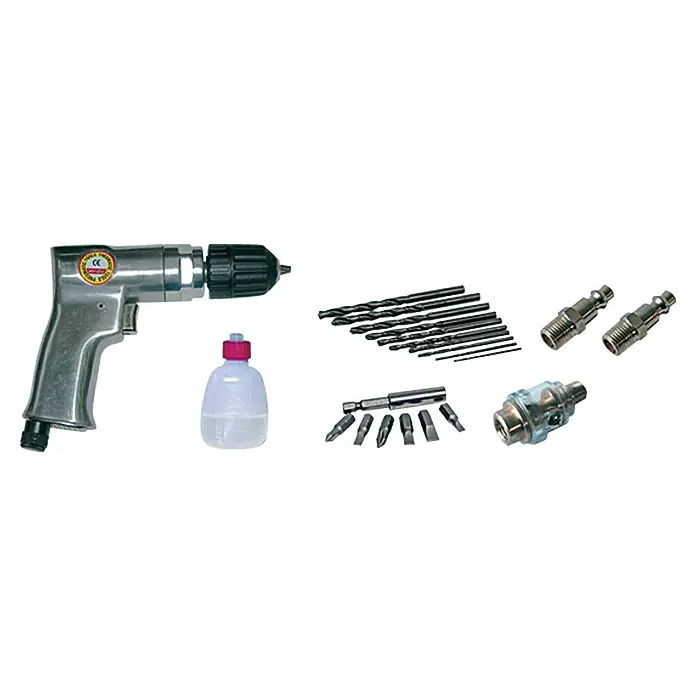 Craftomat Kit Line Komplet pneumatskih bušilica - Radni tlak: 6 bar, Potrošnja zraka: 200 l/min, Broj okretaja pri praznom hodu: 2.000 okr/min - Pogled sprijeda