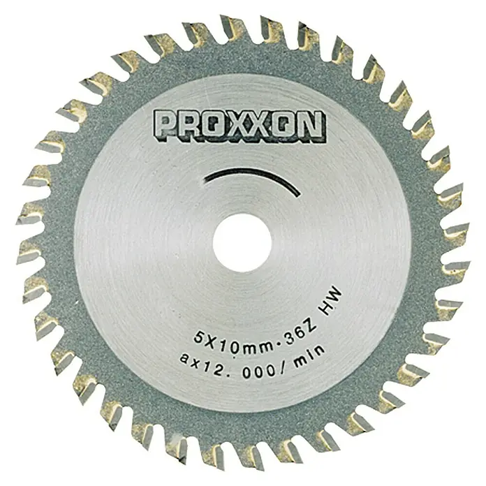 Proxxon Kreissägeblatt No 28732 - 80 mm, Anzahl Zähne: 36, Hartmetall - Vorderansicht