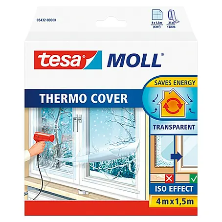 Tesa MOLL Fensterisolierfolie Thermo Cover