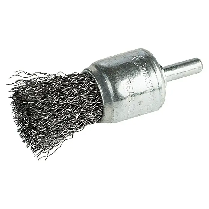 Craftomat Pinsel-Drahtbürste - Passend für: Bohrfutter, Durchmesser: 25 mm, Gewellt
