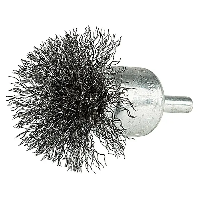 Craftomat Pinsel-Drahtbürste - Gespreizt, Passend für: Bohrfutter, Durchmesser: 50 mm