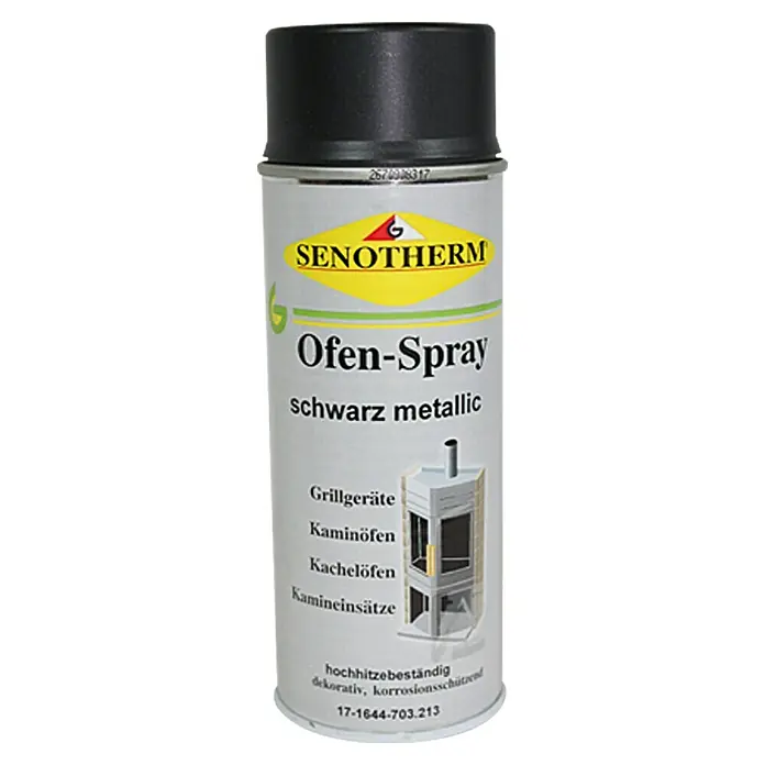 Sprej za popravak boje na kaminu - Crne boje, 400 ml