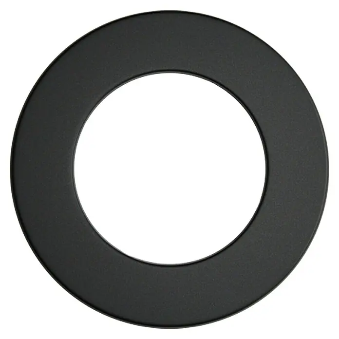 Ofenrohrrosette - Durchmesser: 150 mm, Gussgrau, Senotherm lackiert
