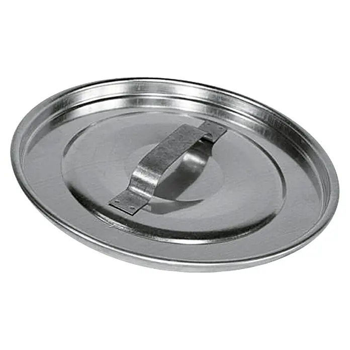 Fedél a cink vödörhöz - Átmérő: 24 cm, Galvanizált