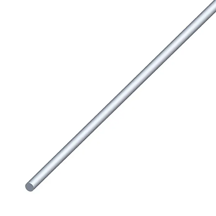 Kantoflex Rundstange - Ø x L: 7,5 x 1.000 mm, Aluminium, Blank - Linke Seitenansicht
