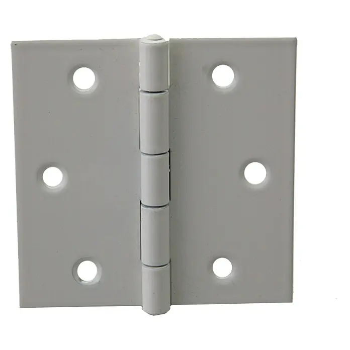 Stabilit Scharnier - 60 x 60 mm, Kunststoffbeschichtet, Weiß