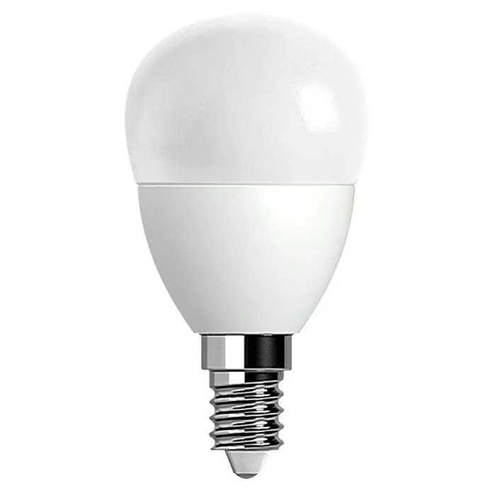 Voltolux Bombilla LED - 6 W, E14, Blanco cálido, Intensidad regulable, Gota