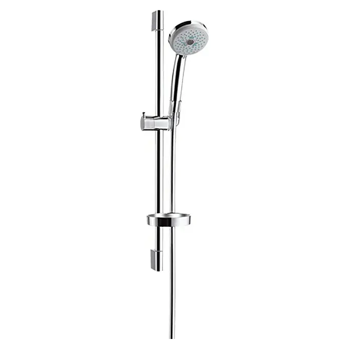 Hansgrohe Brausegarnitur Croma 100 Multi Jet - Lochabstand: 62,5 cm, Anzahl Funktionen: 3 Stk., Verchromt