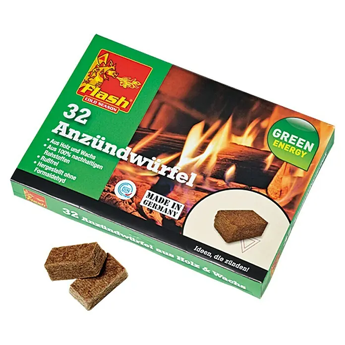Flash Aanmaakblokjes - 32 st. - Vooraanzicht