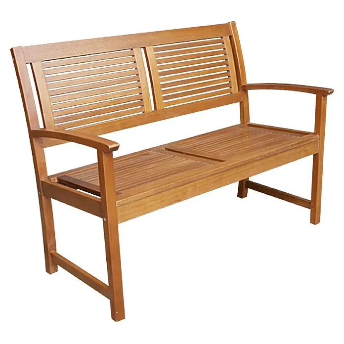Sunfun Diana Vrtna klupa - 118 cm, Eukaliptus, Prirodno smeđe boje