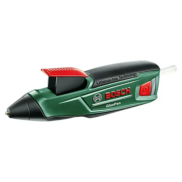 Bosch Akku-Heißklebestift GluePen - 3,6 V, Li-Ionen, 1,5 Ah, Durchmesser Klebepatrone: 7 mm - Linke Seitenansicht