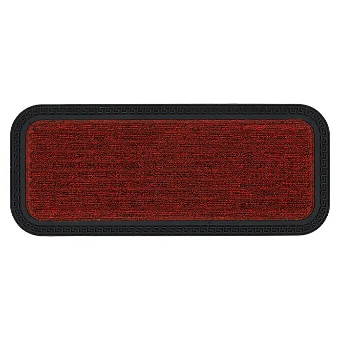 Astra Universalmatte Border Star - 60 x 25 cm, 70 % Polypropylen, 30 % Gummi, Rot - Ansicht von oben