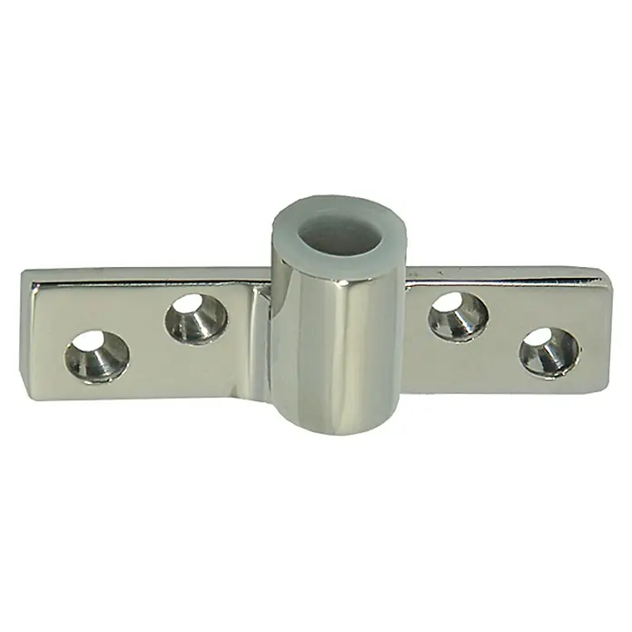 Marinetech Soporte para chumacera - Altura: 23 mm, Montaje lateral, Acero inoxidable - Vista descendente