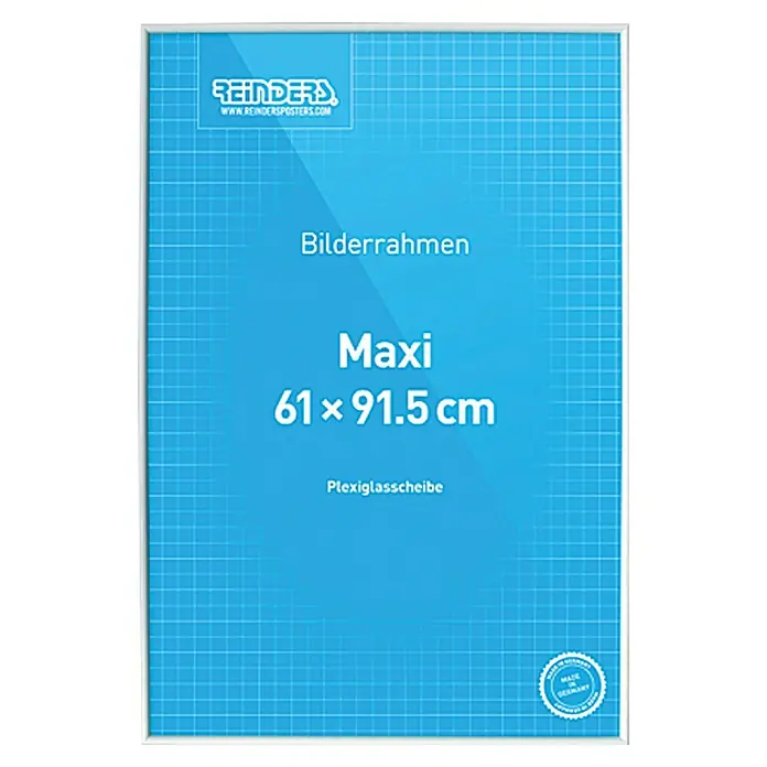 Bilderrahmen Maxi - Weiß, 91,5 x 61 cm - Vorderansicht