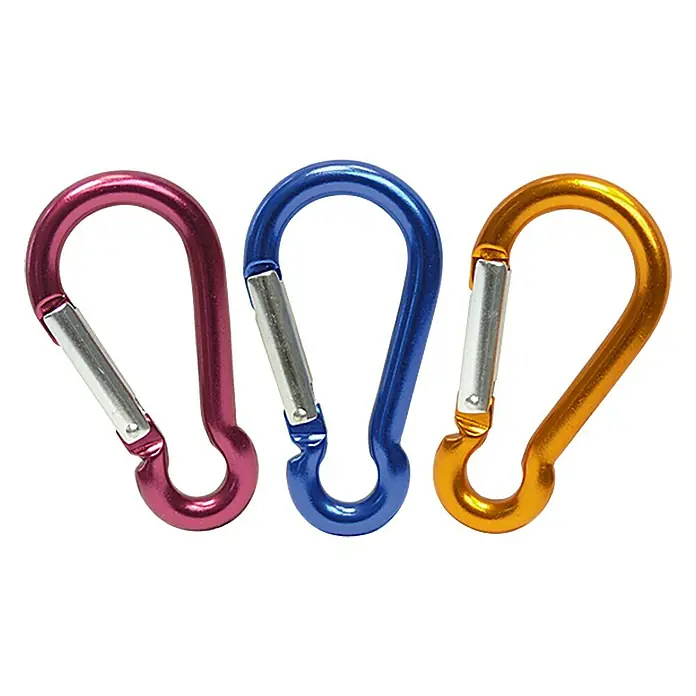 Karabiner - Promjer: 6 mm, Duljina: 60 mm, Aluminij