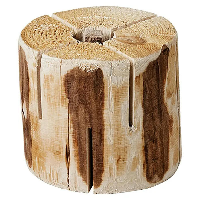 Schwedenfeuer Ecoflame - Ø x H: 12 x 15 cm, Brenndauer ca.: 50 min - 60 min - Vorderansicht