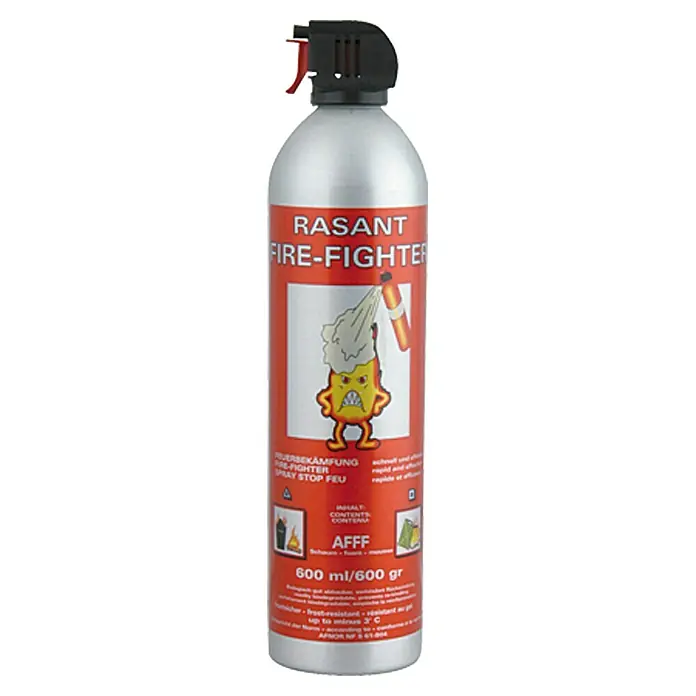 UniTEC Feuerlöschspray - Geeignet für: Bekämpfung von Entstehungsbränden, 600 ml - Vorderansicht