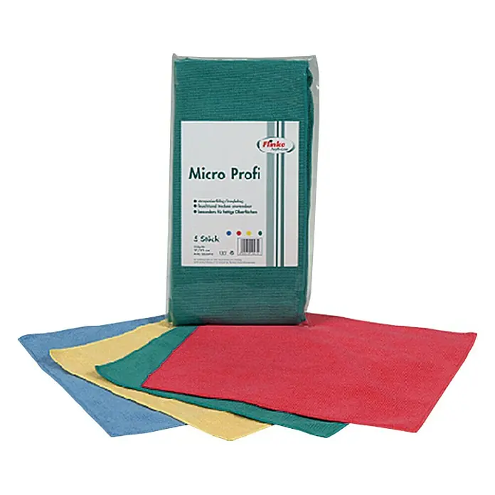 Flinka Profi-Line Mikrofasertuch - 5 Stk., 32 x 32 cm, Rot