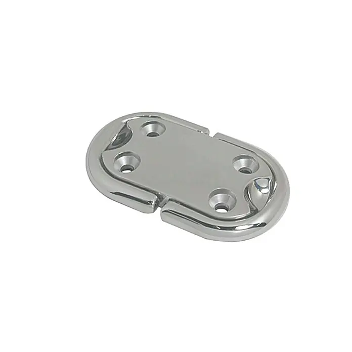 Marinetech Klappauge - Ø x L: 100 x 60 mm, Edelstahl, A4 - Ansicht von oben