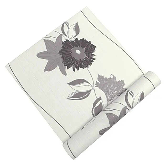 Daniel Hechter Vliestapete 2 - Beige/Braun/Metallic, Floral, 10,05 x 0,53 m