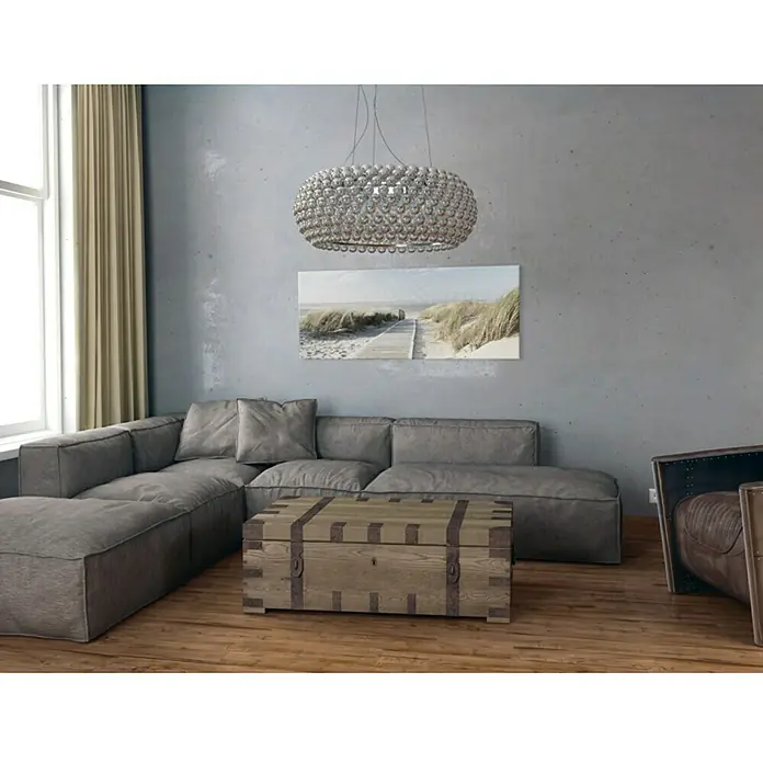ProArt Maritime Glasbild - Seeblick III, B x H: 125 x 50 cm - Stimmungsaufnahme