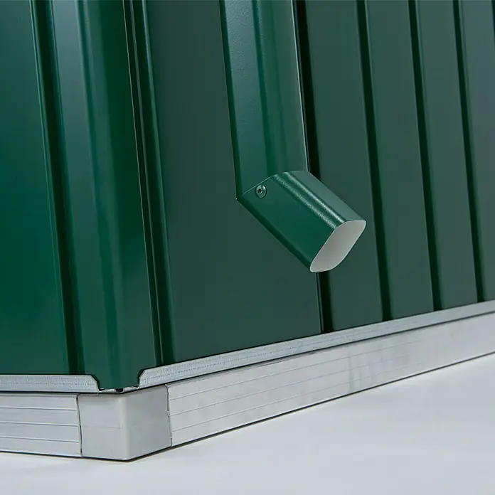 Biohort Europa Regenfallrohr-Set - Farbe: Dunkelgrau Metallic, Länge: 1,7 m