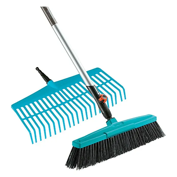 Gardena Combisystem Rasenrechen & Besen - Arbeitsbreite: 43 cm, Wechselstiel