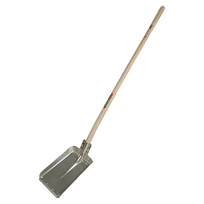 Gardol Alu-Randschaufel - Arbeitsbreite: 36 cm, Langstiel - Linke Seitenansicht