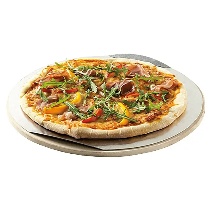 Weber Pizzasteen - Diameter: 26 cm, Cordieriet - Zijaanzicht rechts