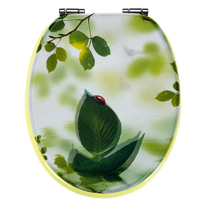 Poseidon WC-Sitz Beetle 3D - Mit Absenkautomatik, MDF, Abnehmbar, Mehrfarbig