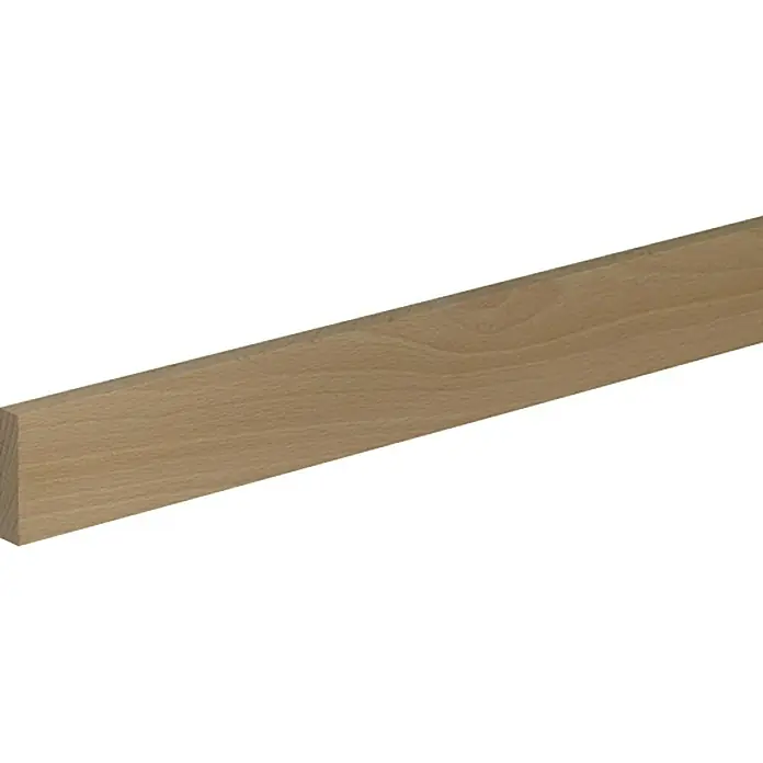 Pravokutna letva - 1,9 m x 4 cm x 1 cm, Bukva, Neobrađeno - Pogled s lijeve strane