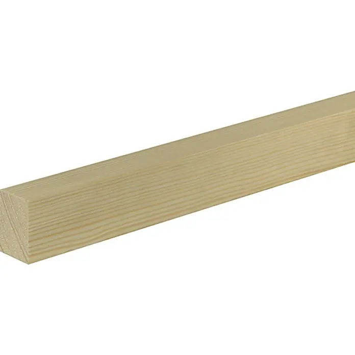 Ravni profil - 2,4 m x 2,9 cm x 4 cm, Smreka-bor - Pogled s lijeve strane