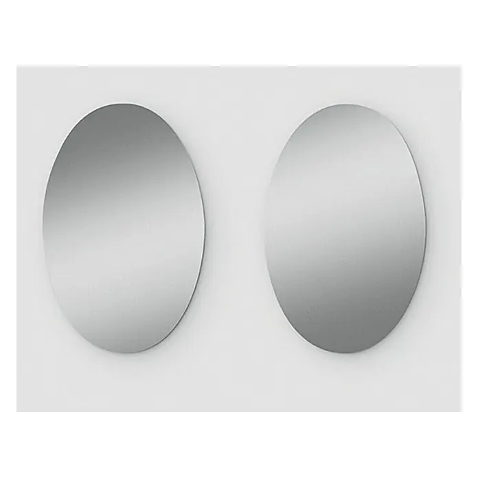 Riva Spiegelfliesen-Set Flag 1 - 13 x 20 cm, 2 Stk., Oval