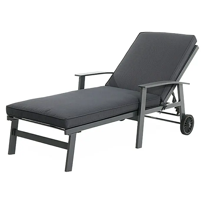 Sunfun Maja Ležaljka za sunčanje - 196 x 80 x 102 cm, Tekstil, S kotačićima