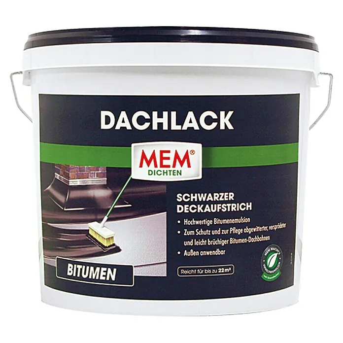 MEM Dachlack - 10 l - Vorderansicht