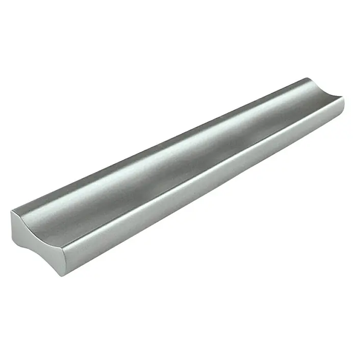 Möbelgriff - 128 mm, Aluminium - Vorderansicht