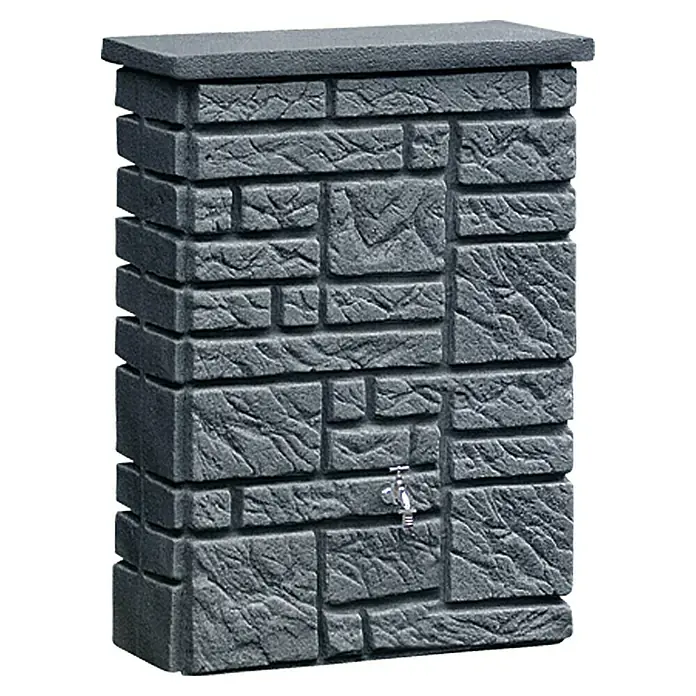 Regentonne Maurano - 300 l, Black Granitfarben