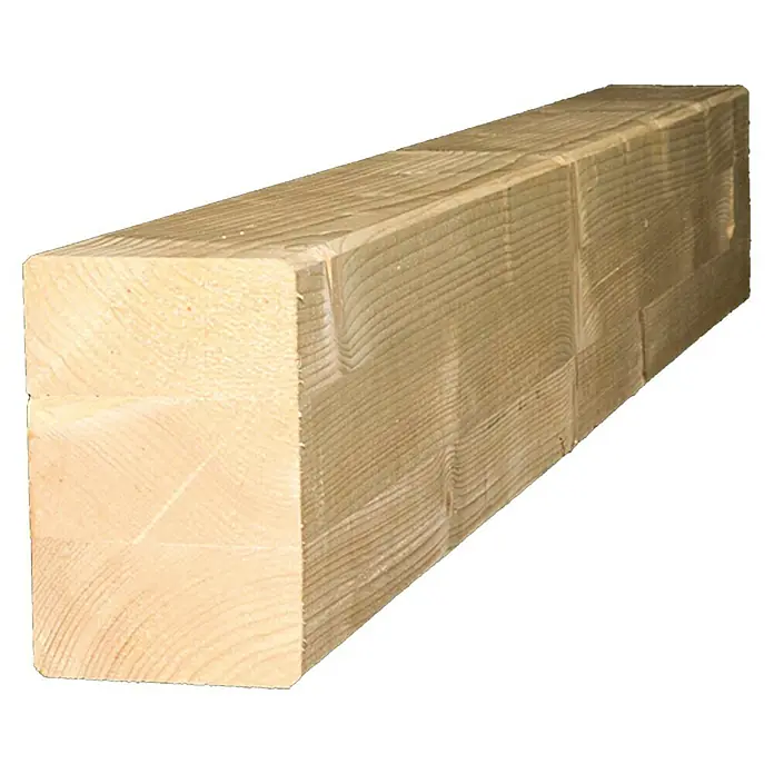 Leimbinder Si - Fichte, Max. Zuschnittsmaß: 6 m, Breite: 10 cm, Stärke: 20 cm, Gehobelt - Linke Seitenansicht