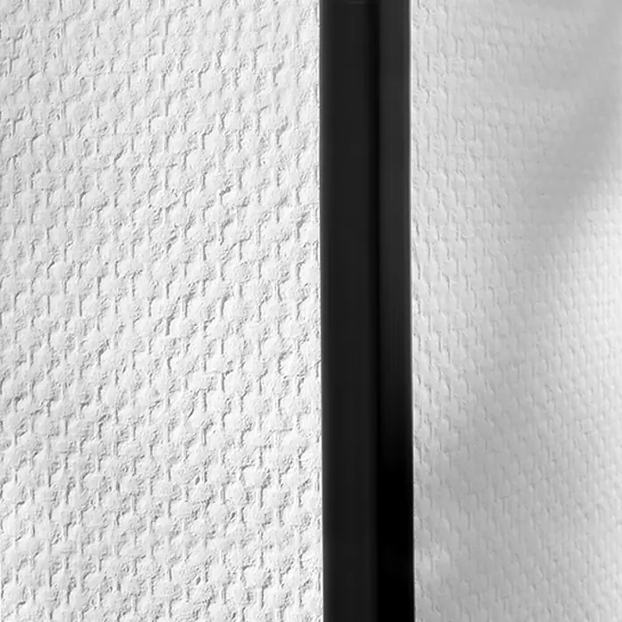 LOGOCLIC Rubna lajsna Crna - 2,75 m x 20 mm x 20 mm