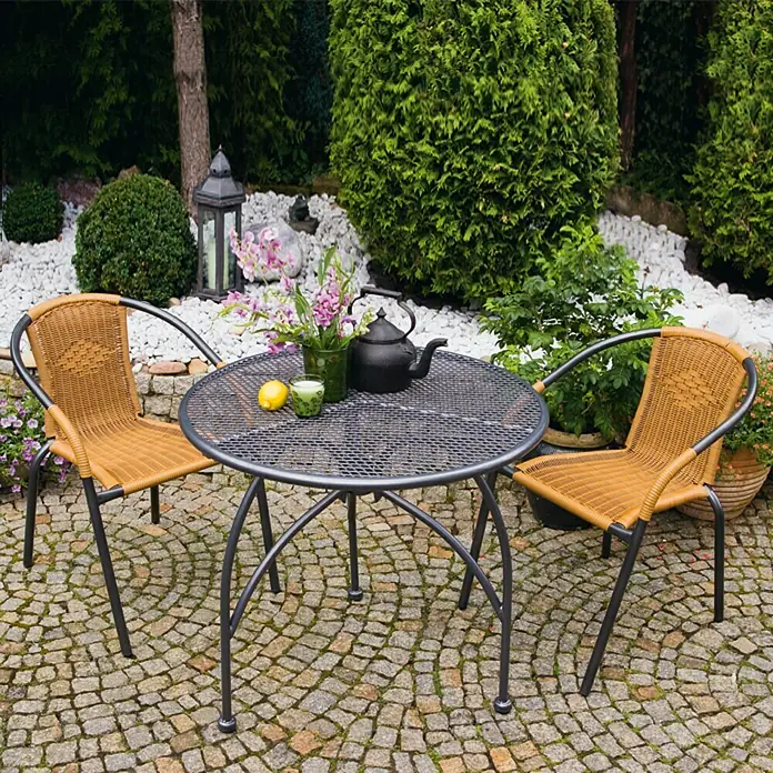 Sunfun Bistro stolica Maike - Antracit, Sivo-smeđa boja, Širina: 53 cm